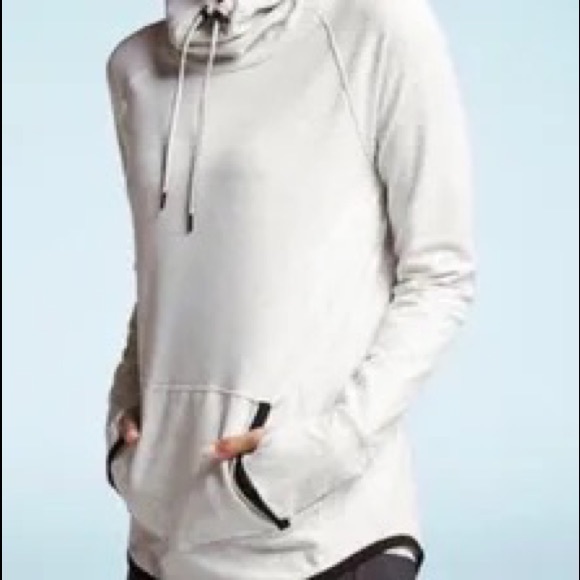 Athleta Tops - Athleta Sentry cowl-neck hoodie, size extra small